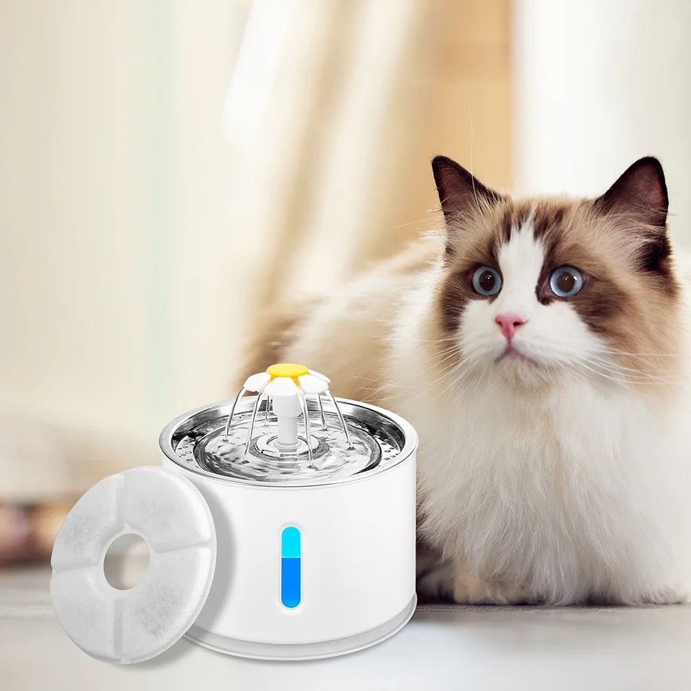 Cat Water Fountain Filters Replacement Filter Fit for Flower Fountain Cat Water Fountain Water Dispenser 12PCS