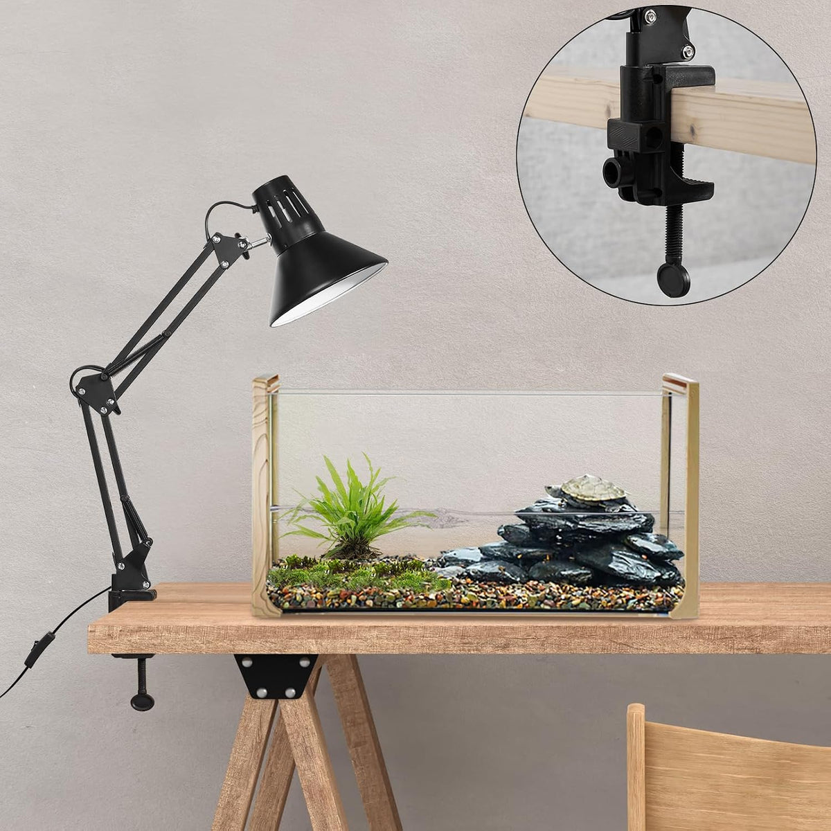 Reptile Heat Lamp Reptile Light Fixture with Heat Lamp Stand