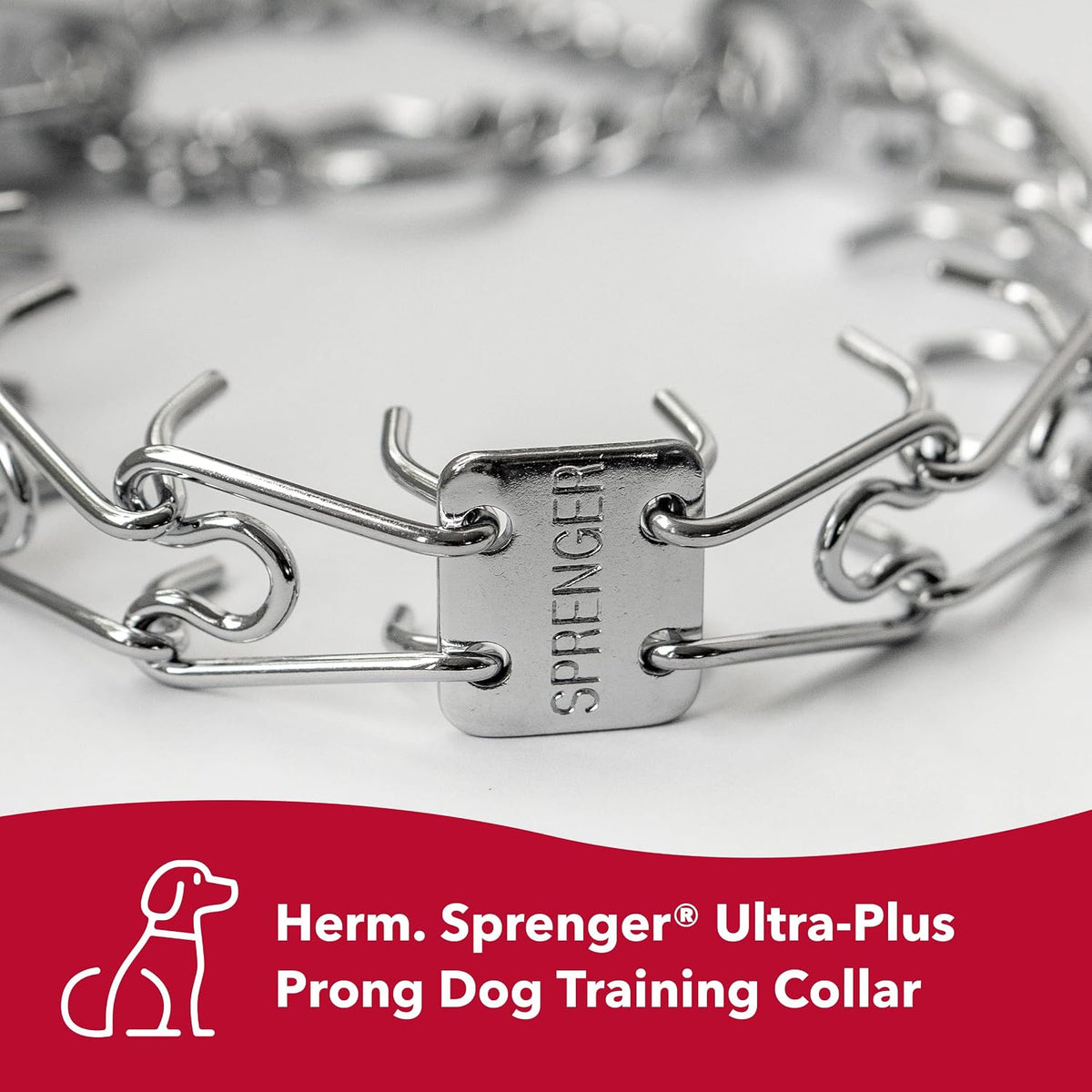 Coastal Pet  Prong Collar, Chrome, 3.8 Mm X 22"–24"