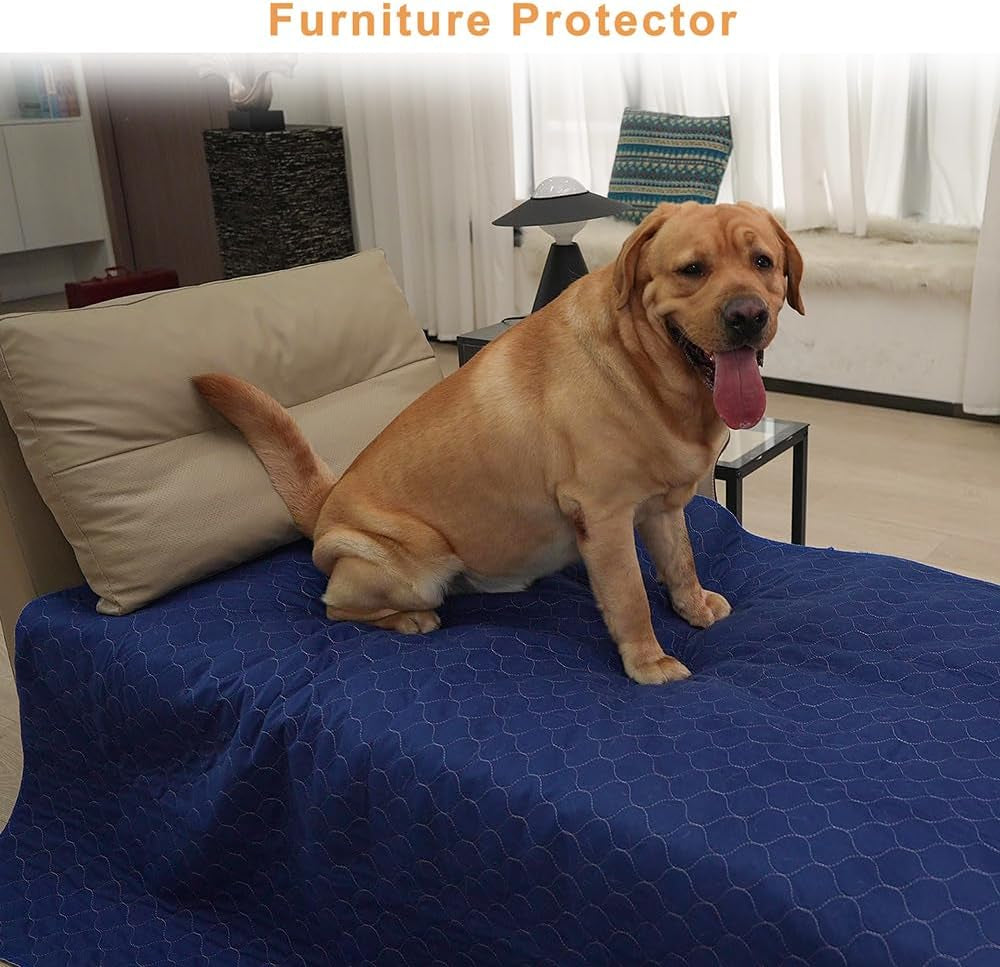 2Pack Pee Pads for Dogs Washable 53”X53”, Pet Pads Waterproof,Anti Skid for Whelping Training