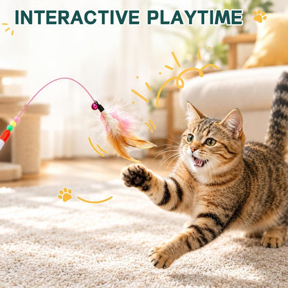 25 Pcs Cat Toys Set, Cat Tunnel Toy for Indoor Cats, Kittens