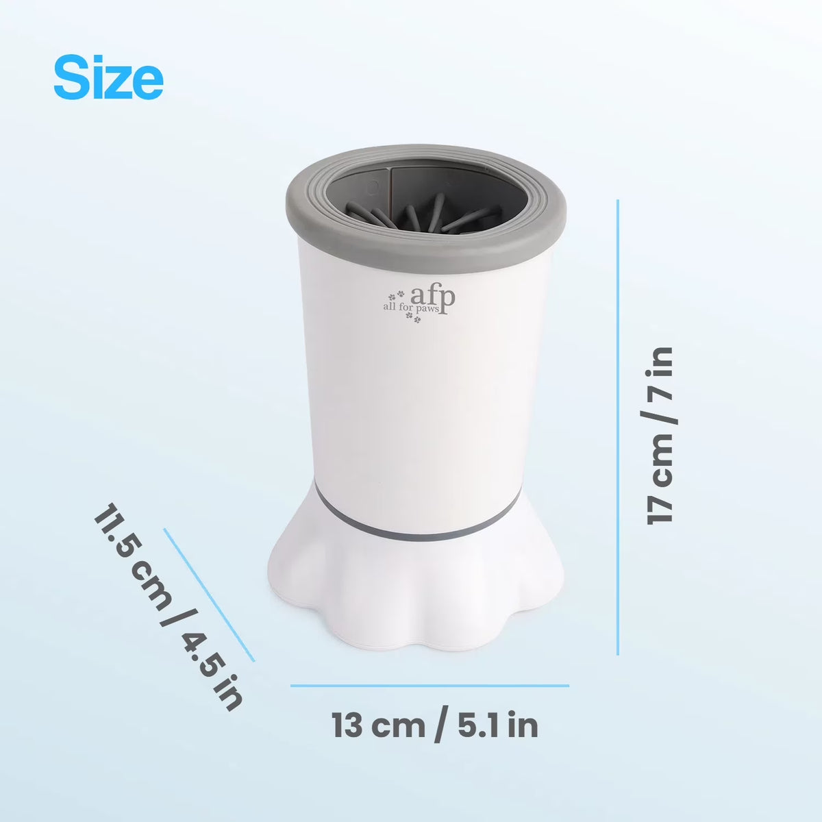 Automatic Dog Paw Washer Cup for Small to Medium-Sized Dogs, USB Rechargeable Dog Claw Cleaner