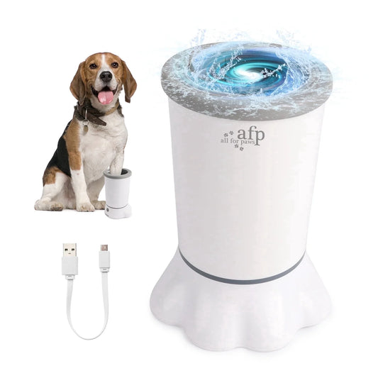 Automatic Dog Paw Washer Cup for Small to Medium-Sized Dogs, USB Rechargeable Dog Claw Cleaner