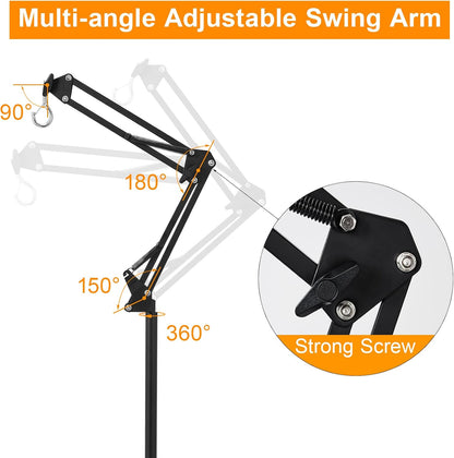 Reptile Lamp Stand Reptile Light Stand (15.7Inch to 74.3Inch)