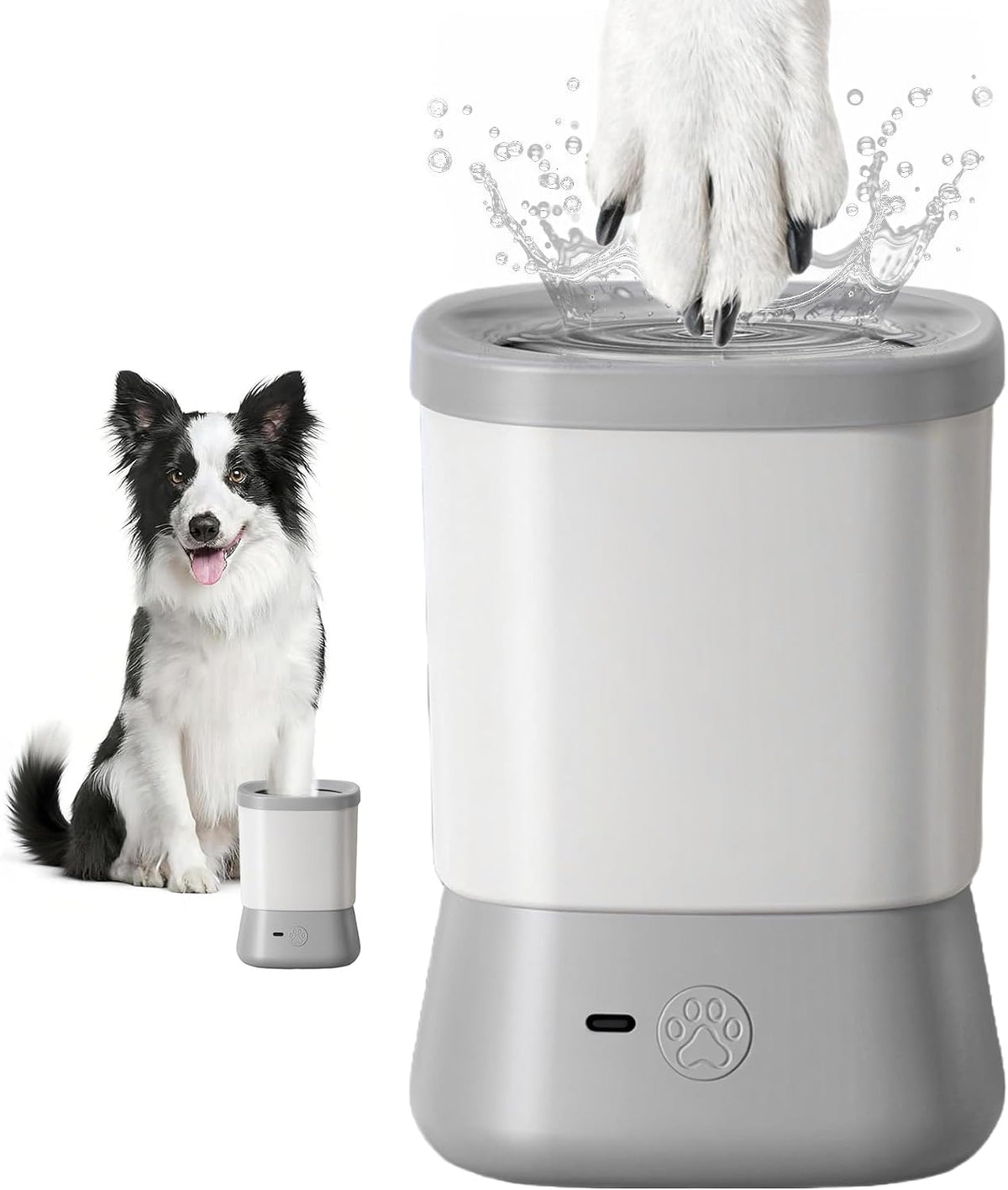 Electric Dog Paw Cleaner for Dogs，2 Speeds Automatic Dog Foot Paw Washer for Medium Large Cat Dog Pet