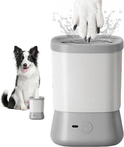 Electric Dog Paw Cleaner for Dogs，2 Speeds Automatic Dog Foot Paw Washer for Medium Large Cat Dog Pet