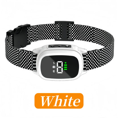 Smart Ultrasonic Anti-Bark Collar, Waterproof No-Shock Vibration Training Collar for Dogs