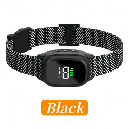 Smart Ultrasonic Anti-Bark Collar, Waterproof No-Shock Vibration Training Collar for Dogs