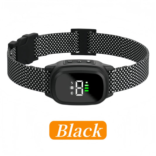 Smart Ultrasonic Anti-Bark Collar, Waterproof No-Shock Vibration Training Collar for Dogs
