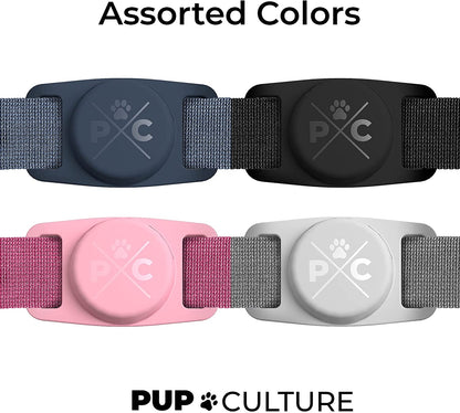 Airtag Pet Collar Holder, Durable Protective Case for Apple Airtag GPS Tracking for Dogs and Cats