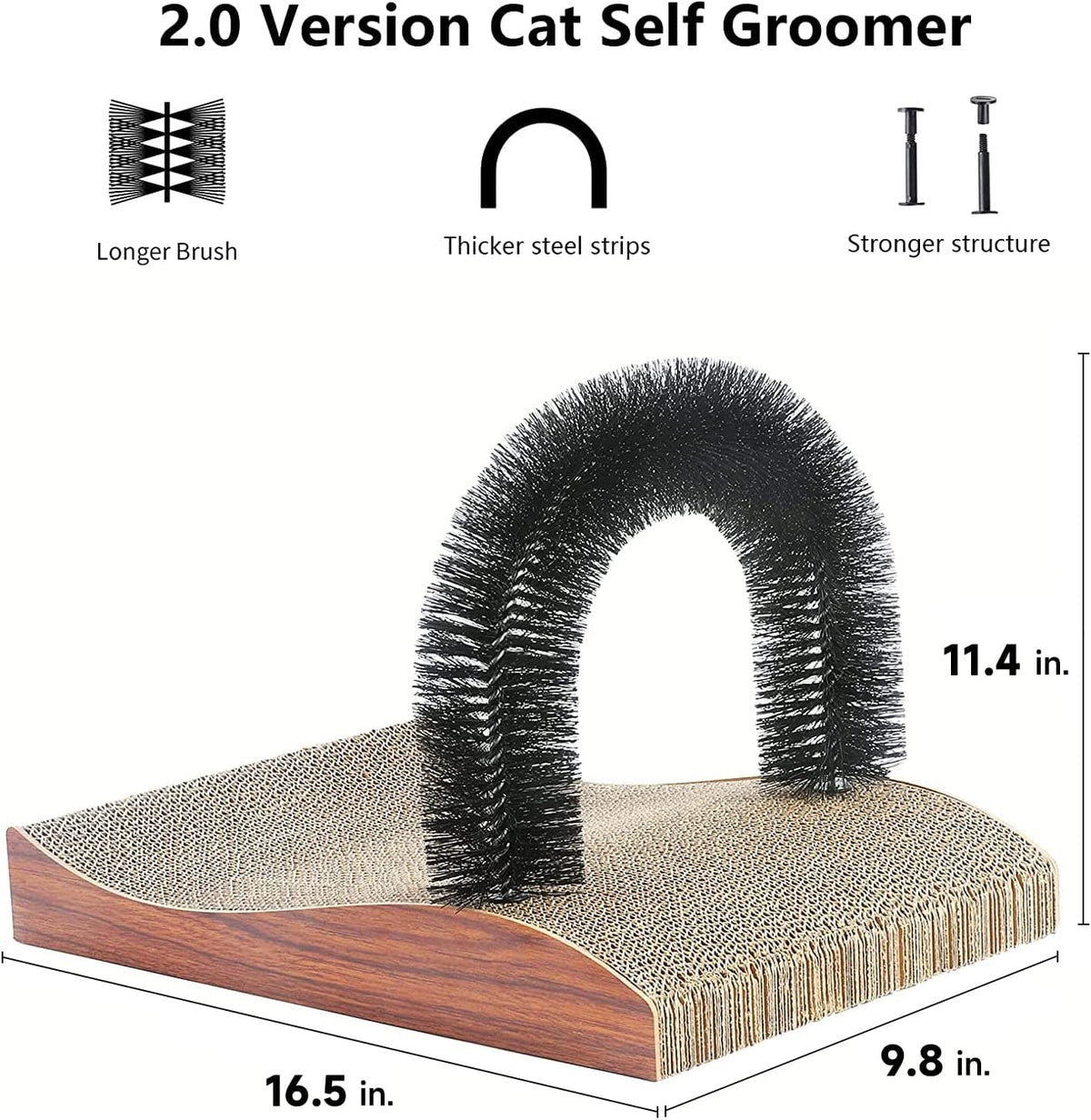 Cat Self Groomer 2.0 Version, Cat Arch Face Scratcher