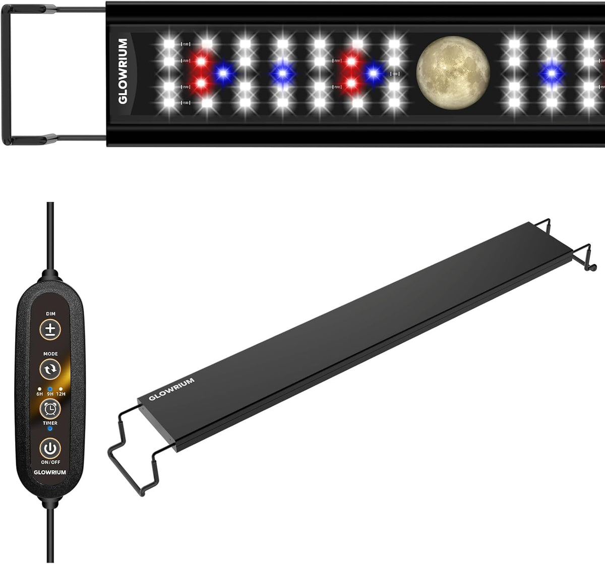 Fish Tank Light with Timer, Freshwater Aquarium Light (18-23 In)