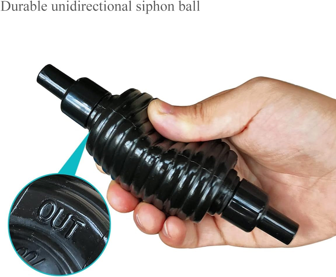 25Ft Aquarium Vacuum Gravel Cleaner Fish Tank Cleaner Siphon Water Changer