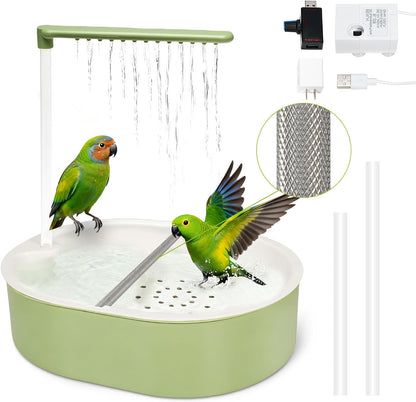 Parakeet Bird Bath - Parrot Shower for Budgie Cockatiel Lovebird and Conure